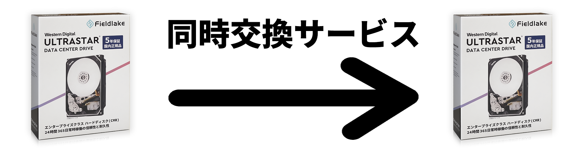 ULTRASTARハードディスク同時交換サービス